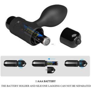 Anal Toys Pretty Love Vibra Butt Anaalplug met 10 Trillingen, Zwart Anal Toys Pretty Love Vibra Butt Anaalplug met 10 Trillingen, Zwart - Afbeelding 6