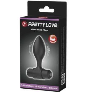 Anal Toys Pretty Love Vibra Butt Anaalplug met 10 Trillingen, Zwart Anal Toys Pretty Love Vibra Butt Anaalplug met 10 Trillingen, Zwart - Afbeelding 8