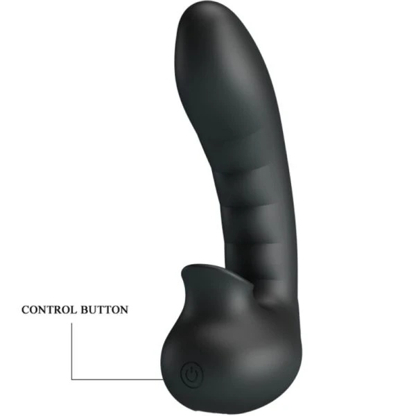 FUN Toys Pretty Love Hobgoblin vibrerende vingerhoes met clitorisstimulator, Zwart