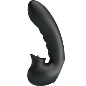 FUN Toys Pretty Love Hobgoblin vibrerende vingerhoes met clitorisstimulator, Zwart FUN Toys Pretty Love Hobgoblin vibrerende vingerhoes met clitorisstimulator, Zwart - Afbeelding 2