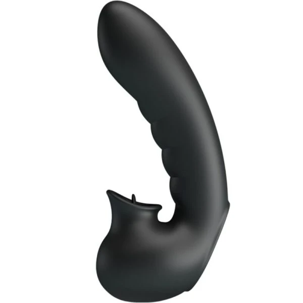 FUN Toys Pretty Love Hobgoblin vibrerende vingerhoes met clitorisstimulator, Zwart