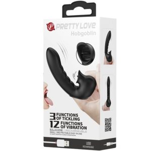 FUN Toys Pretty Love Hobgoblin vibrerende vingerhoes met clitorisstimulator, Zwart FUN Toys Pretty Love Hobgoblin vibrerende vingerhoes met clitorisstimulator, Zwart - Afbeelding 8