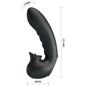 FUN Toys Pretty Love Hobgoblin vibrerende vingerhoes met clitorisstimulator, Zwart FUN Toys Pretty Love Hobgoblin vibrerende vingerhoes met clitorisstimulator, Zwart - Afbeelding 7