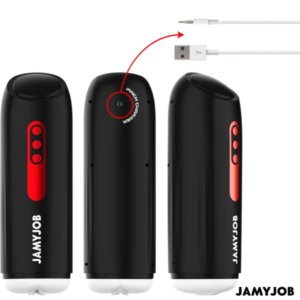Jamyjob Phantom Automatische Masturbator met Zuig- en Stootmodi
