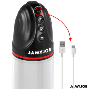 Jamyjob Xpand Automatische Penispumpe mit 3 Saugstufen Grau – Bild 4