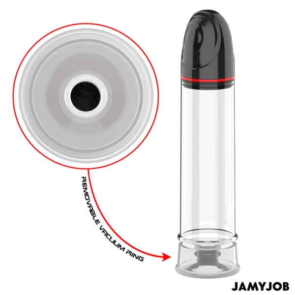 Jamyjob Xpand Automatische Penispumpe mit 3 Saugstufen Grau