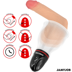 Jamyjob Xpand Lite Automatische Testikelpomp met 3 Zuigniveaus Grijs Jamyjob Xpand Lite Automatische Testikelpomp met 3 Zuigniveaus Grijs - Afbeelding 3