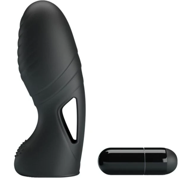 FUN Toys Pretty Love Alan Siliconen Vingervibrator Zwart