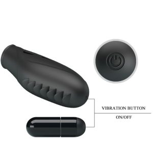 FUN Toys Siliconen Vingervibrator Pretty Love Gilo Zwart FUN Toys Siliconen Vingervibrator Pretty Love Gilo Zwart - Afbeelding 5