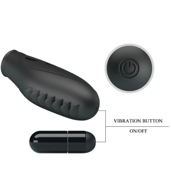 FUN Toys Siliconen Vingervibrator Pretty Love Gilo Zwart