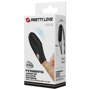 FUN Toys Siliconen Vingervibrator Pretty Love Gilo Zwart FUN Toys Siliconen Vingervibrator Pretty Love Gilo Zwart - Afbeelding 8