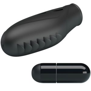 FUN Toys Siliconen Vingervibrator Pretty Love Gilo Zwart FUN Toys Siliconen Vingervibrator Pretty Love Gilo Zwart - Afbeelding 4