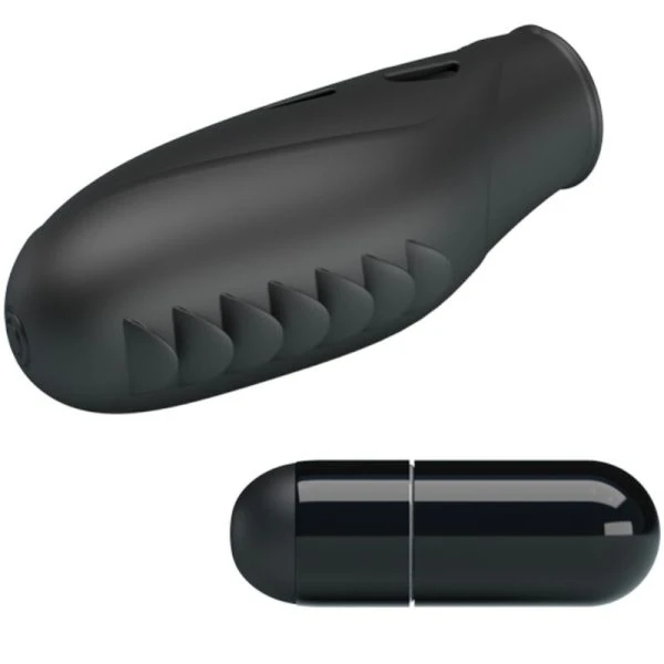 FUN Toys Siliconen Vingervibrator Pretty Love Gilo Zwart