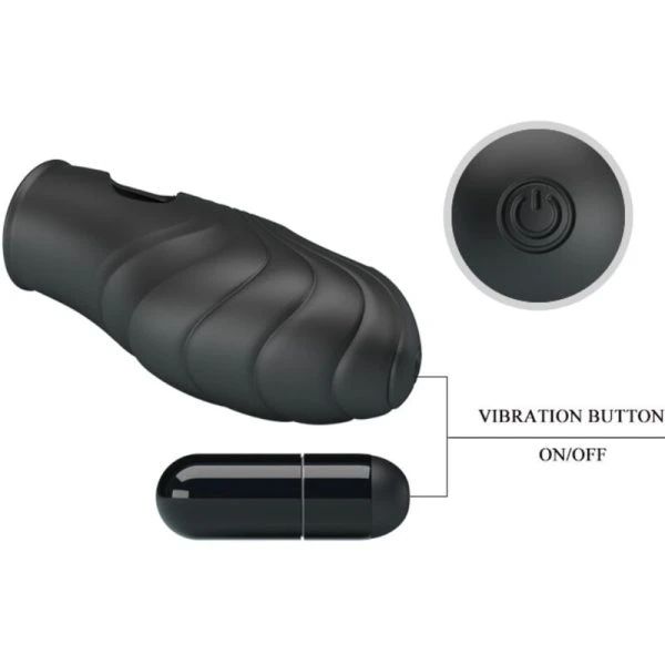 FUN Toys Silikon-Fingervibrator Pretty Love Lich schwarz