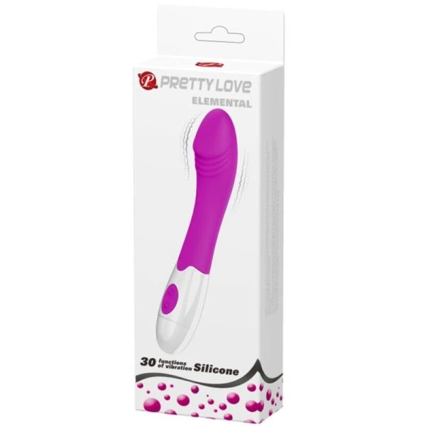 High Tech Pretty Love Elemental Vibrator met 30 standen, paars