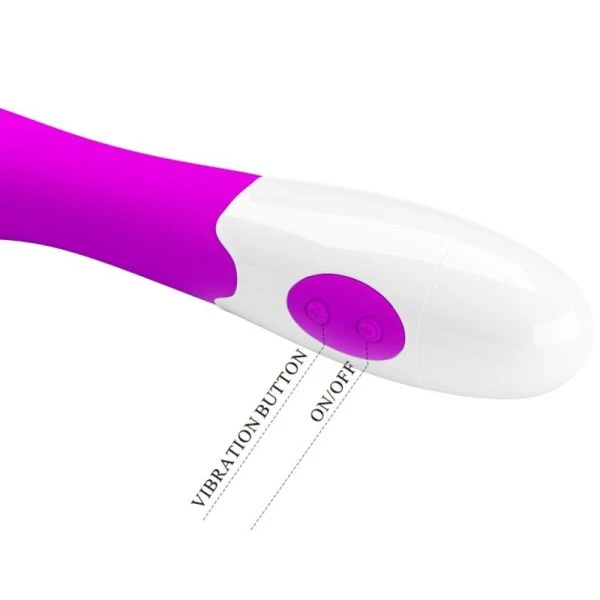 High Tech Pretty Love Elemental Vibrator met 30 standen, paars