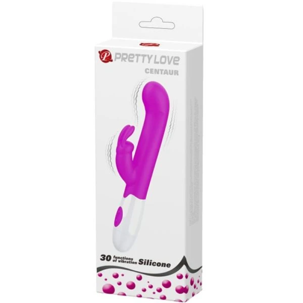 High Tech Pretty Love Centaur Vibrator Rabbit met 30 standen, paars