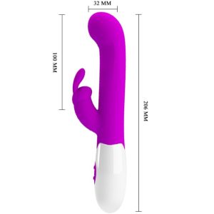 High Tech Pretty Love Centaur Vibrator Rabbit met 30 standen, paars High Tech Pretty Love Centaur Vibrator Rabbit met 30 standen, paars - Afbeelding 3