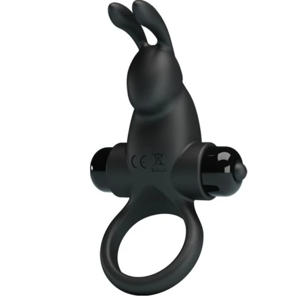 img_197228_504a151a9343fd7c39bdf17e5d909bc6_1.jpg FOR HIM Pretty Love Vibratiering met Rabbit-kittelaarstimulator, 10 trillingen, Zwart