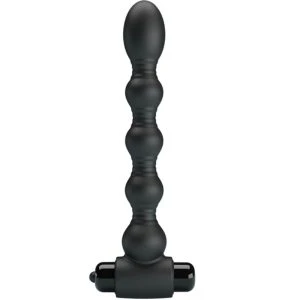 Anal Toys Pretty Love Lynn Silikon Anal Plug mit 10 Vibrationen Schwarz