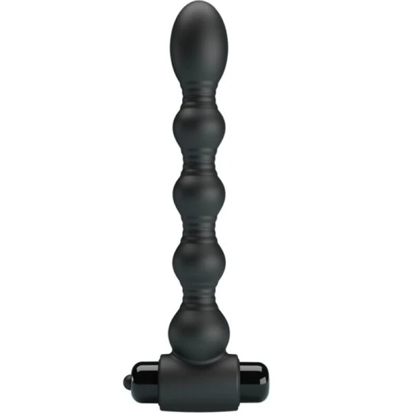 Anaal Speelgoed Pretty Love Lynn Siliconen Anaalplug met 10 Trillingen Zwart