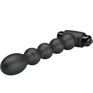 Anaal Speelgoed Pretty Love Lynn Siliconen Anaalplug met 10 Trillingen Zwart Anaal Speelgoed Pretty Love Lynn Siliconen Anaalplug met 10 Trillingen Zwart - Afbeelding 2
