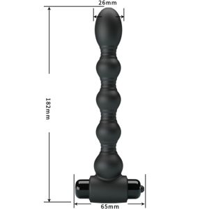 Anaal Speelgoed Pretty Love Lynn Siliconen Anaalplug met 10 Trillingen Zwart Anaal Speelgoed Pretty Love Lynn Siliconen Anaalplug met 10 Trillingen Zwart - Afbeelding 3