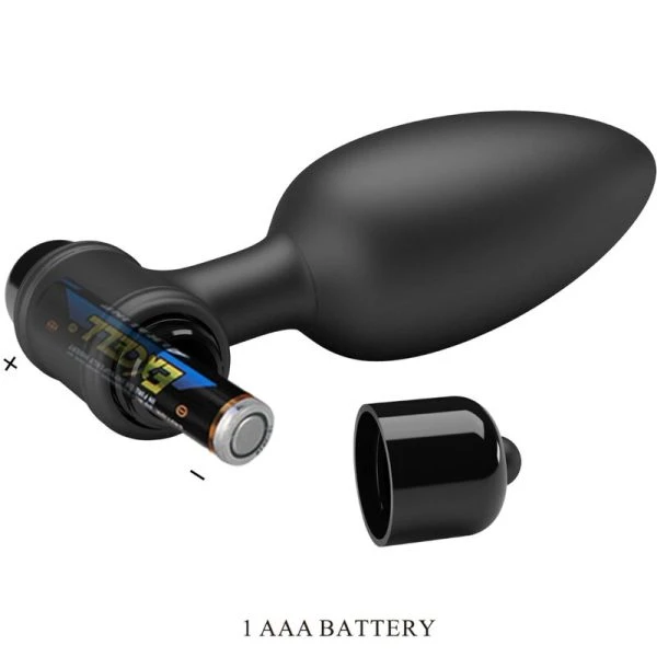 Anal Toys Pretty Love Vibra Butt Plug 2 Anaalplug met 10 trillingen Zwart