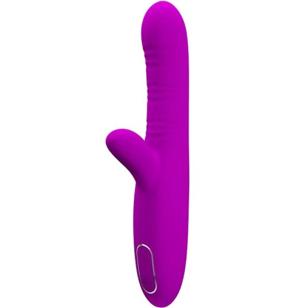 High Tech Pretty Love Angelique Multifunctionele Vibrator met Clitorisstimulator, Paars