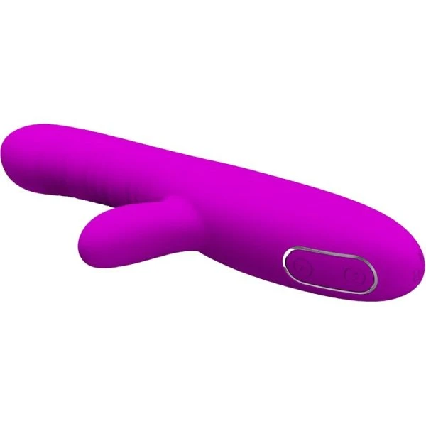 High Tech Pretty Love Angelique Multifunctionele Vibrator met Clitorisstimulator, Paars