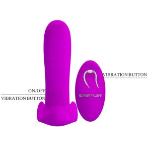 Remote Control Pretty Love Massager & Vibrator met 12 trillingen en afstandsbediening paars Remote Control Pretty Love Massager & Vibrator met 12 trillingen en afstandsbediening paars - Afbeelding 7