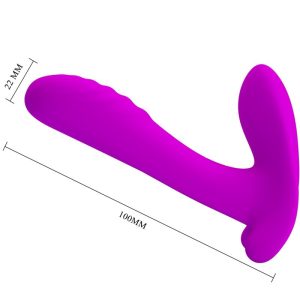 Remote Control Pretty Love Massager & Vibrator met 12 trillingen en afstandsbediening paars Remote Control Pretty Love Massager & Vibrator met 12 trillingen en afstandsbediening paars - Afbeelding 6