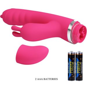 High Tech Pretty Love Phoenix Konijnenvibrator met Klopfunctie, Roze High Tech Pretty Love Phoenix Konijnenvibrator met Klopfunctie, Roze - Afbeelding 5