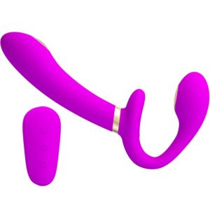 Remote Control Pretty Love – Thunderbird Doppel-Strap-on-Vibrator mit Fernbedienung lila Remote Control Pretty Love – Thunderbird Doppel-Strap-on-Vibrator mit Fernbedienung lila – Bild 2