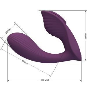 APP Series Pretty Love Franz Massager und Vibrator mit App-Steuerung, Lila – Bild 5