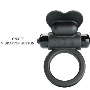 FOR HIM Pretty Love Debonaire Rabbit Vibrating Ring with 10 Vibrations Black FOR HIM Pretty Love Debonaire Rabbit Vibrating Ring with 10 Vibrations Black - Image 5