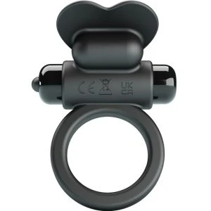 FOR HIM Pretty Love Debonaire Rabbit-vibratiering met 10 trillingen Zwart
