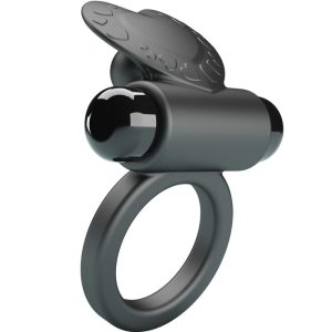 FOR HIM Pretty Love Debonaire Rabbit Vibrating Ring with 10 Vibrations Black FOR HIM Pretty Love Debonaire Rabbit Vibrating Ring with 10 Vibrations Black - Image 3
