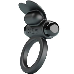 FOR HIM Pretty Love Debonaire Rabbit Vibrating Ring with 10 Vibrations Black FOR HIM Pretty Love Debonaire Rabbit Vibrating Ring with 10 Vibrations Black - Image 2