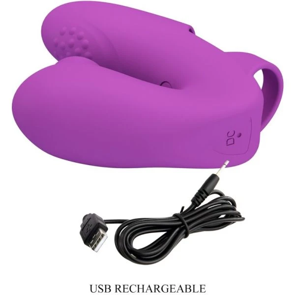 FUN Toys Pretty Love Athena Fingervibrator mit Klitorisstimulator, Lila