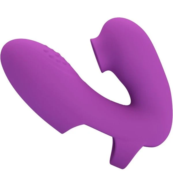 FUN Toys Pretty Love Athena Fingervibrator mit Klitorisstimulator, Lila