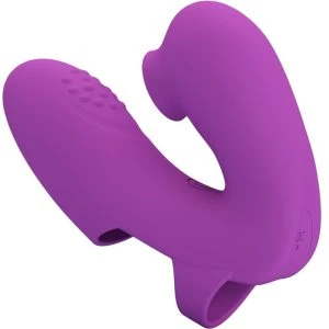 FUN Toys Pretty Love Athena Fingervibrator met Clitorisstimulator, Paars