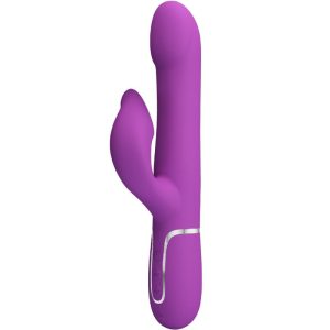 High Tech Pretty Love 4-in-1 Multifunctionele Vibrator met Parelketting, paars High Tech Pretty Love 4-in-1 Multifunctionele Vibrator met Parelketting, paars - Afbeelding 1