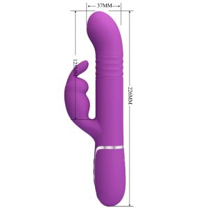 High Tech Pretty Love Coale 4 in 1 Multifunctionele Rabbit Vibrator Paars High Tech Pretty Love Coale 4 in 1 Multifunctionele Rabbit Vibrator Paars - Afbeelding 5