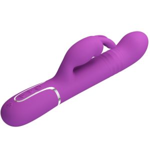 High Tech Pretty Love Coale 4 in 1 Multifunctionele Rabbit Vibrator Paars High Tech Pretty Love Coale 4 in 1 Multifunctionele Rabbit Vibrator Paars - Afbeelding 3