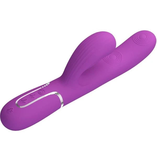 High Tech Pretty Love Perlita 3 IN 1 Multifunktions-Rabbit-Vibrator Lila