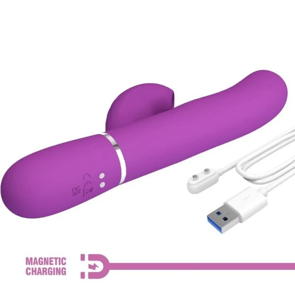 High Tech Pretty Love Perlita 3 IN 1 Multifunktions-Rabbit-Vibrator Lila