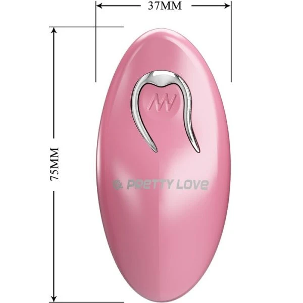 Pretty Love Cailey Nippelklemmen mit 10 Vibrationen und Fernbedienung Rosa