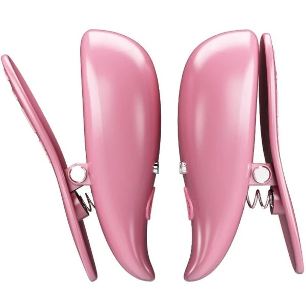 Pretty Love Cailey Nippelklemmen mit 10 Vibrationen und Fernbedienung Rosa