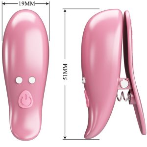Pretty Love Cailey Nippelklemmen mit 10 Vibrationen und Fernbedienung Rosa Pretty Love Cailey Nippelklemmen mit 10 Vibrationen und Fernbedienung Rosa – Bild 5